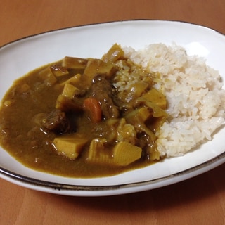 牛肉とたけのこの和風カレー♪